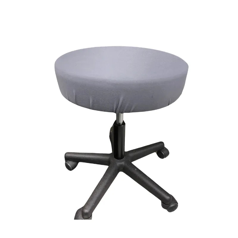 Housse deluxe pour tabouret gris