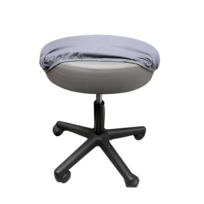 Housse deluxe pour tabouret gris