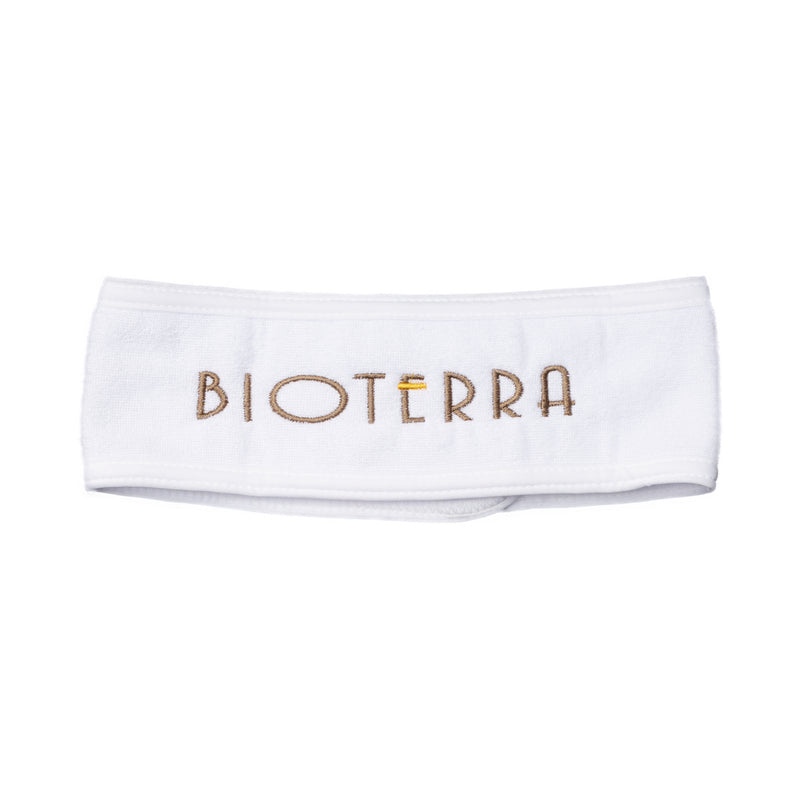 Bandeau en ratine pour soins du visage Bioterra