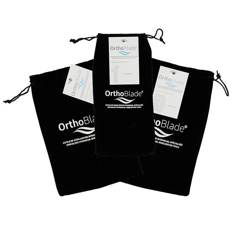 Ensemble Sacs d'Orthoblades 1, 2 et 3 - Outils de mobilisation myofascial spécialisés