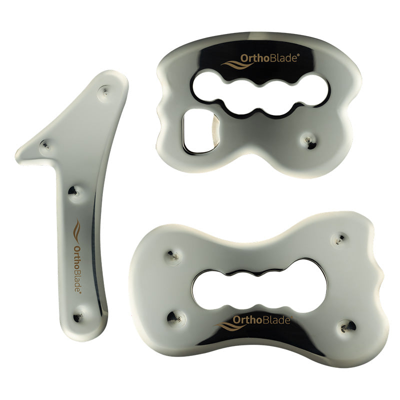 Ensemble d'Orthoblades 1, 2 et 3 - Outils de mobilisation myofascial spécialisés