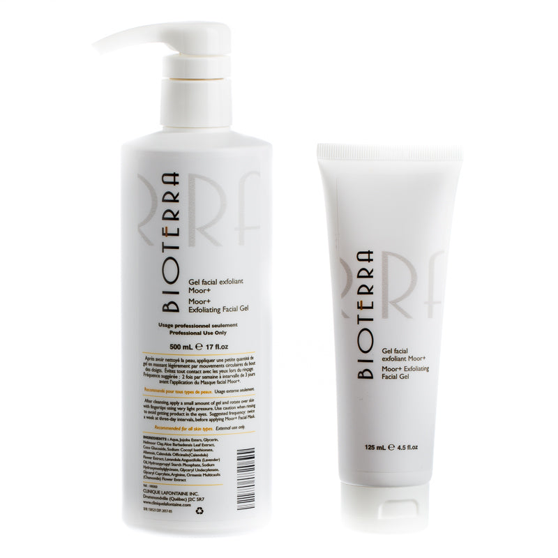 Gel facial exfoliant Moor+