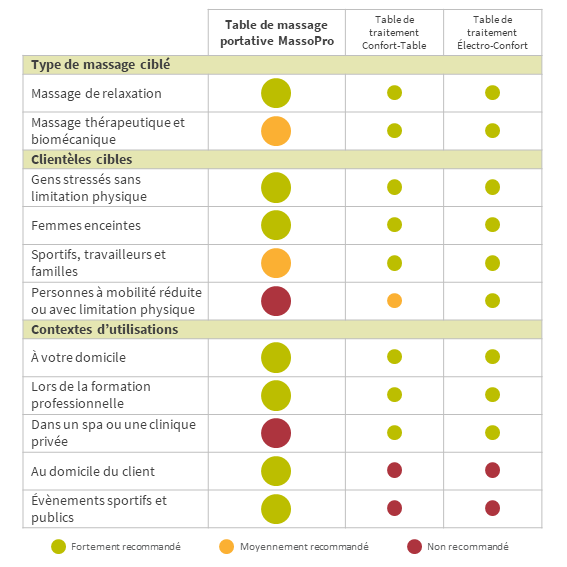 Table de massage portative MassoPro