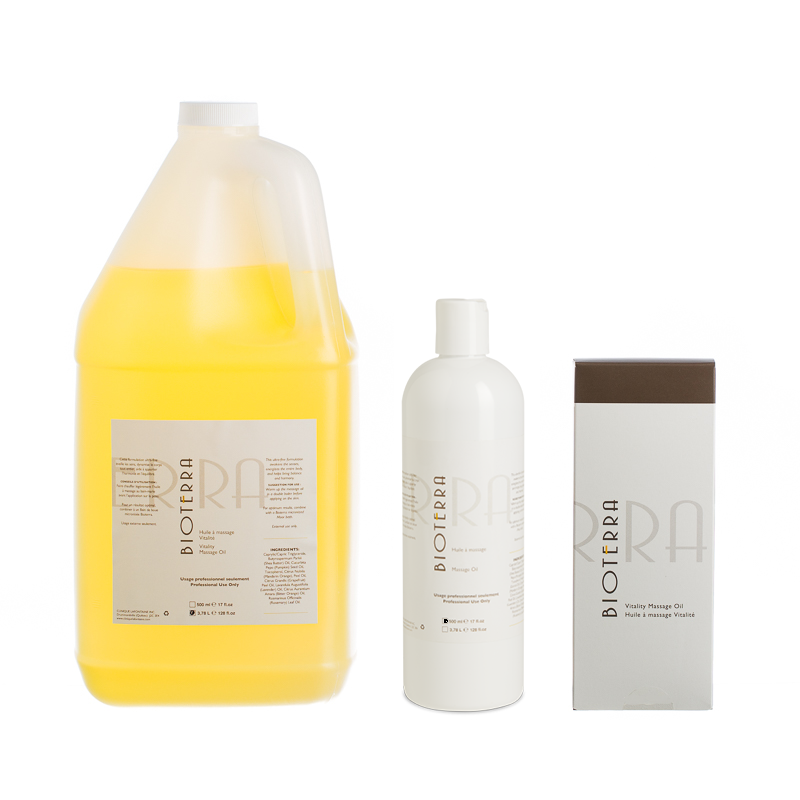 Huile à massage Vitalité 3 formats